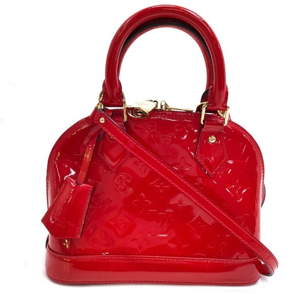 LOUIS VUITTON - Alma BB Red Vernis R992 - Picture 1 of 7